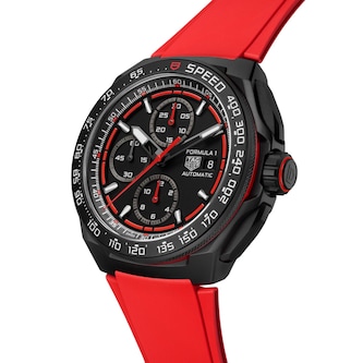 TAG Heuer Formula 1 Chronograph Automatic 44mm Mens Watch Red TAG Heuer Formula 1 Chronograph Automatic 44mm Mens Watch Red