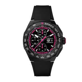 TAG Heuer Formula 1 Chronograph Limited Edition 44mm Mens Watch Black Pink