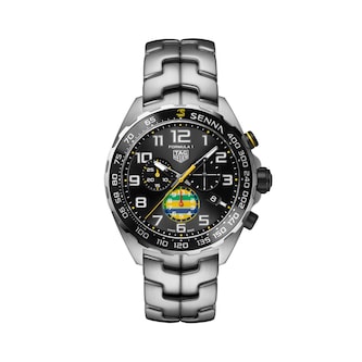 TAG Heuer Formula 1 Chronograph x Senna Special Edition 43mm Mens Watch