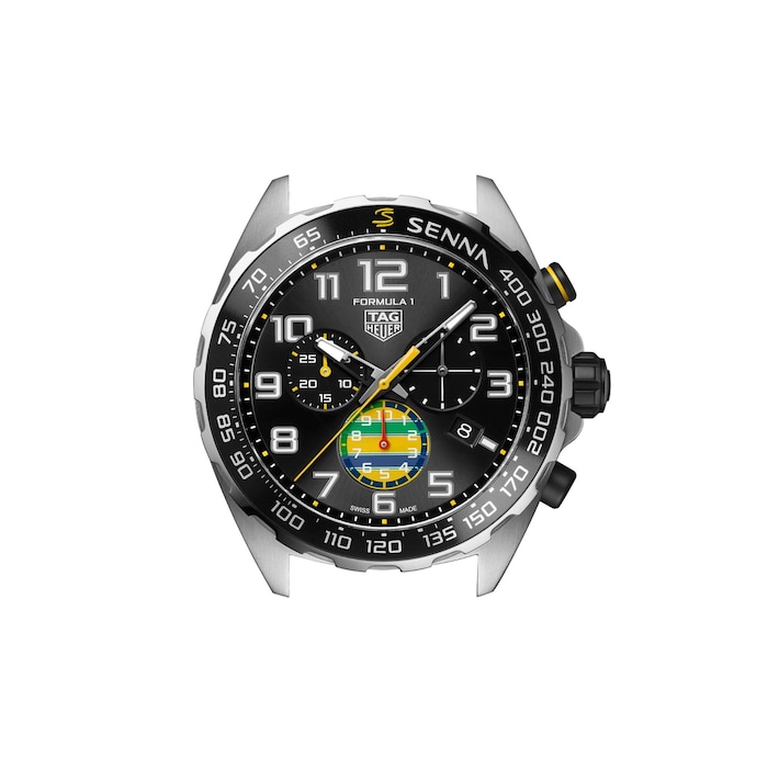TAG Heuer Formula 1 Chronograph x Senna Special Edition 43mm Mens Watch