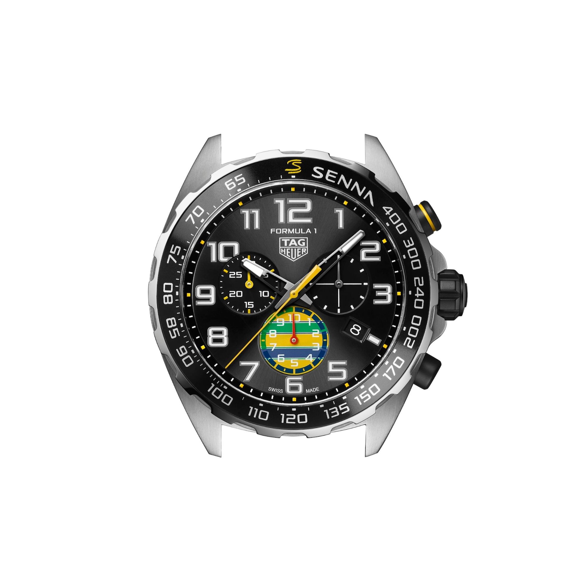 TAG Heuer Formula 1 Chronograph x Senna Special Edition 43mm Mens Watch