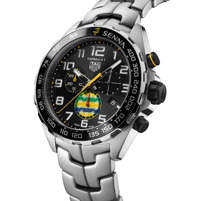 TAG Heuer Formula 1 Chronograph x Senna Special Edition 43mm Mens Watch