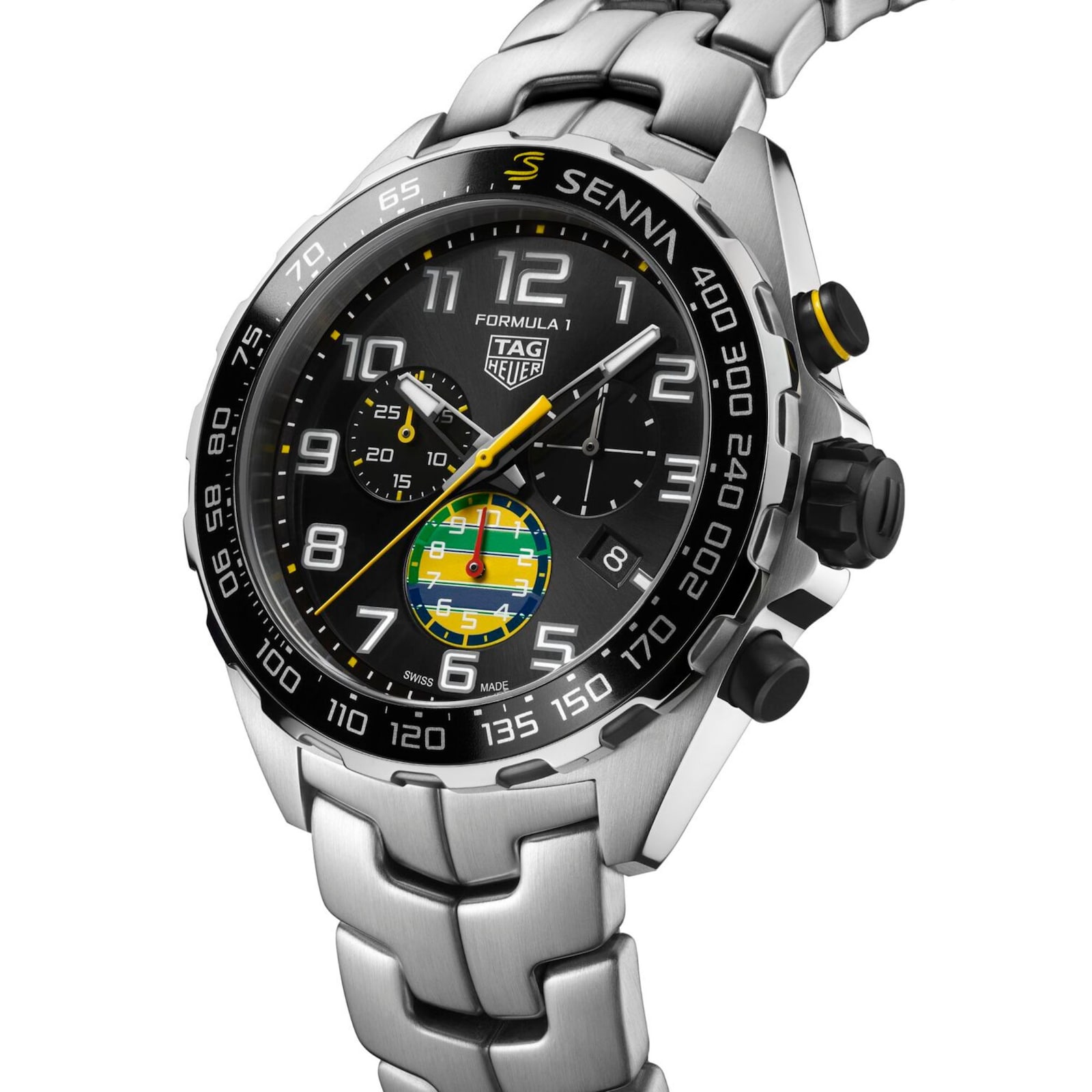 TAG Heuer Formula 1 Chronograph x Senna Special Edition 43mm Mens Watch