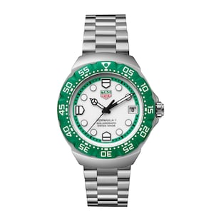 TAG Heuer Formula 1 Solargraph Limited Edition 38mm Mens Watch Green