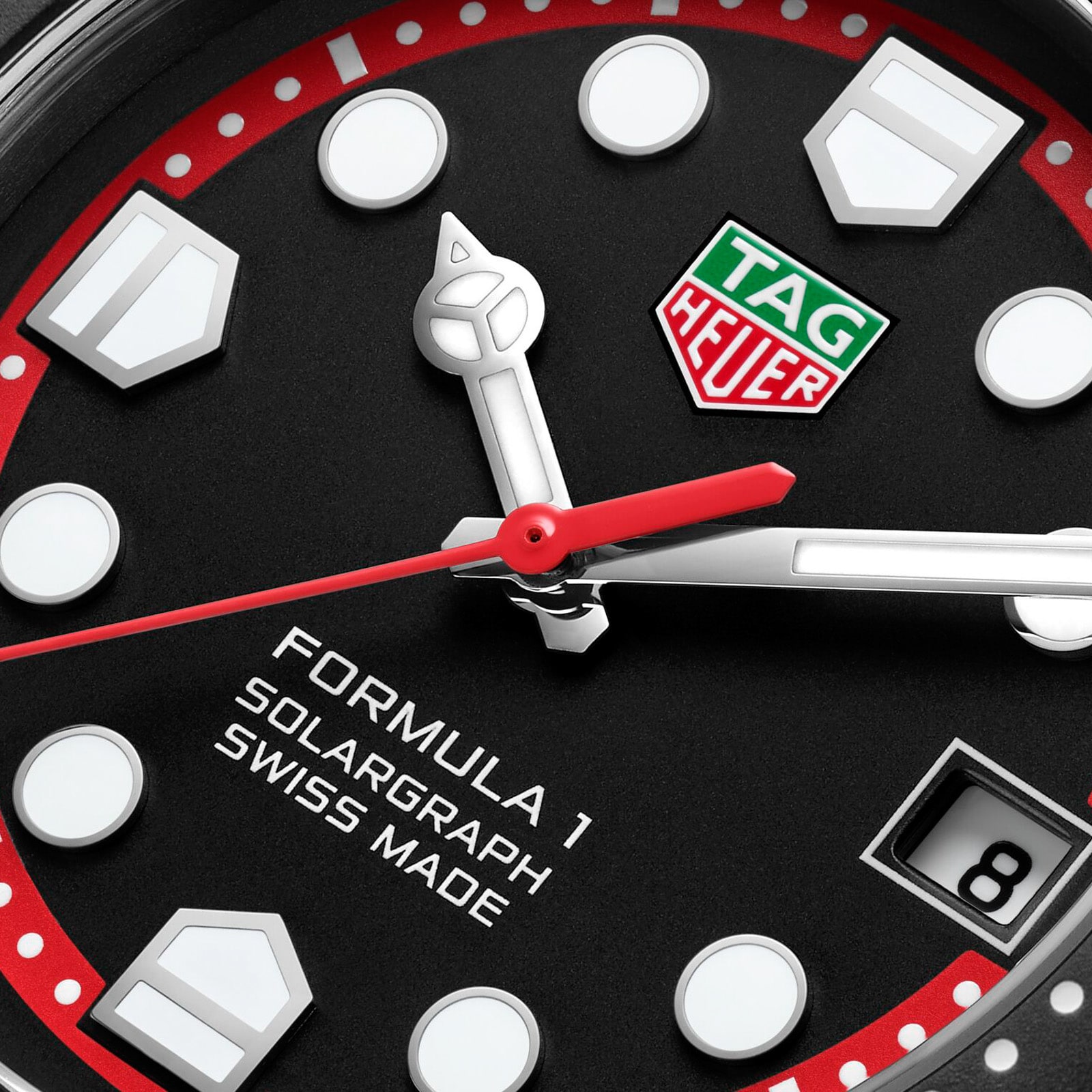 TAG Heuer Formula 1 Solargraph Limited Edition 38mm Mens Watch Black TAG Heuer Formula 1 Solargraph Limited Edition 38mm Mens Watch Black