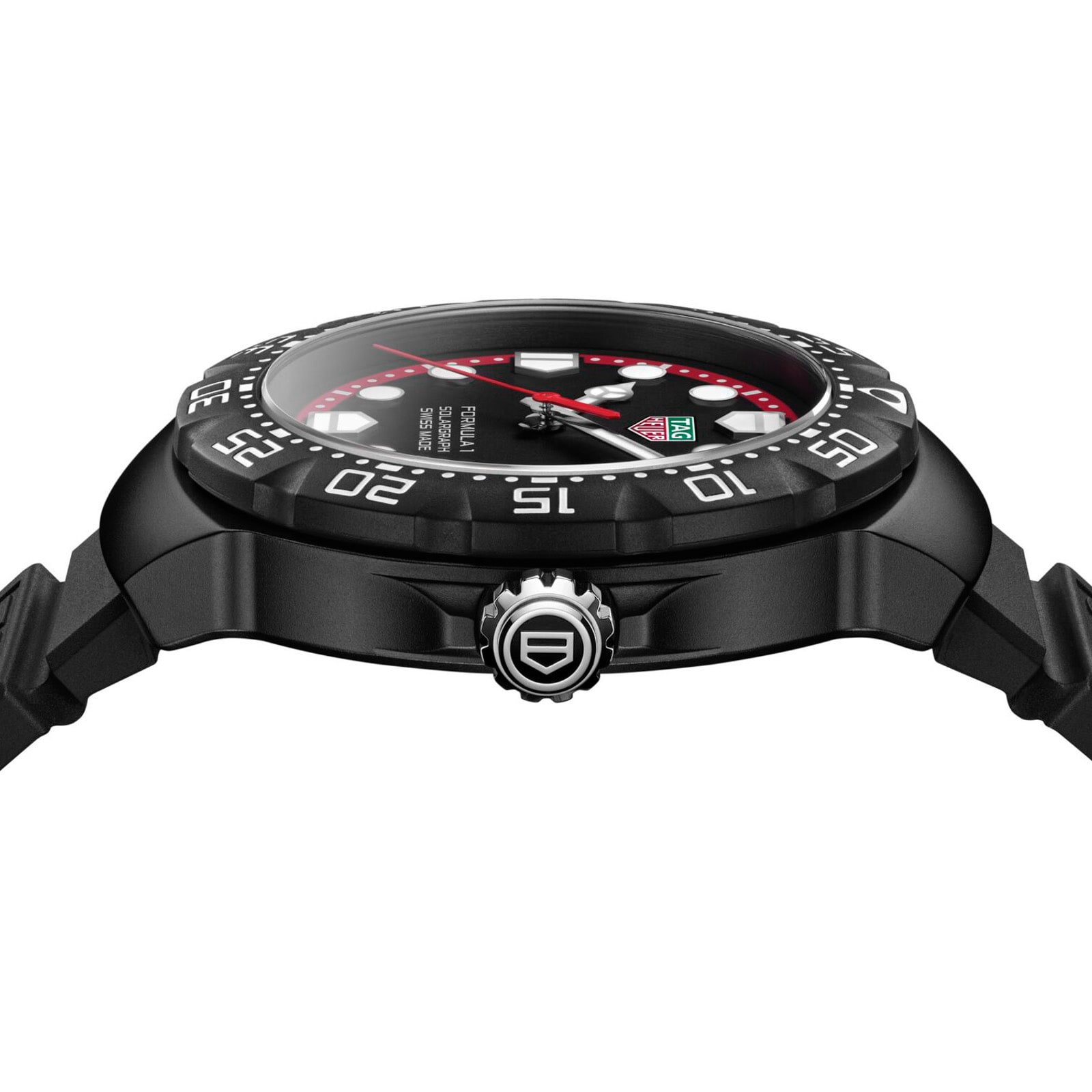 TAG Heuer Formula 1 Solargraph Limited Edition 38mm Mens Watch Black TAG Heuer Formula 1 Solargraph Limited Edition 38mm Mens Watch Black