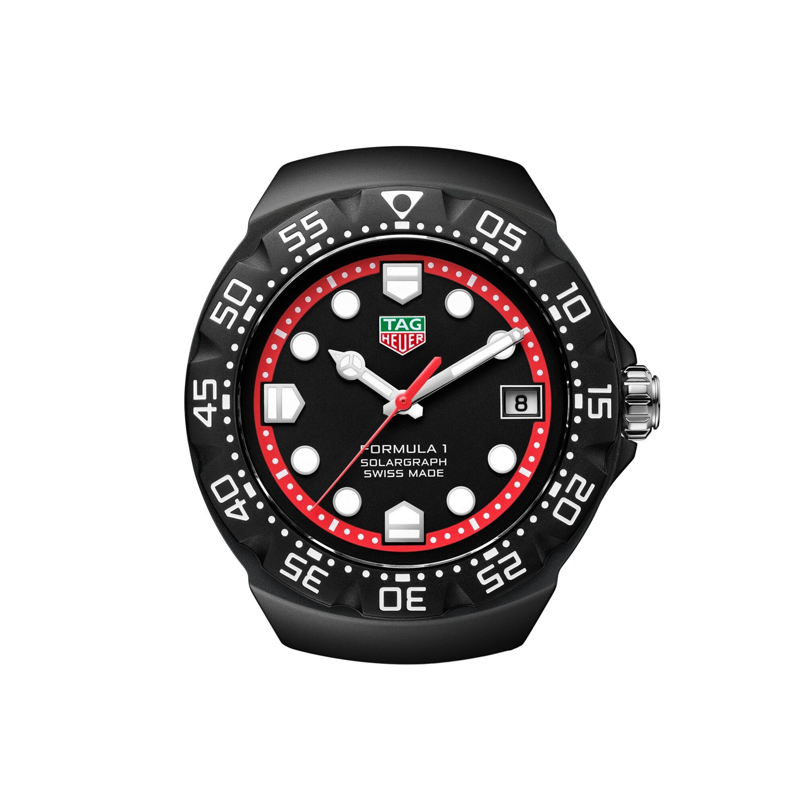 TAG Heuer Formula 1 Solargraph Limited Edition 38mm Mens Watch Black TAG Heuer Formula 1 Solargraph Limited Edition 38mm Mens Watch Black