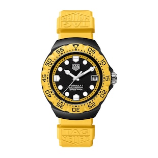 TAG Heuer Formula 1 Solargraph Limited Edition 38mm Mens Watch Yellow