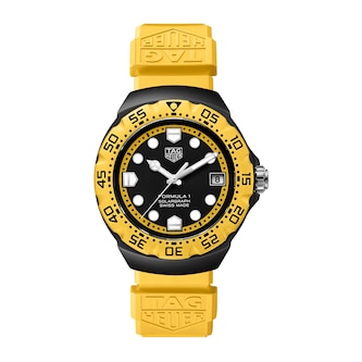 TAG Heuer Formula 1 Solargraph Limited Edition 38mm Mens Watch Yellow TAG Heuer Formula 1 Solargraph Limited Edition 38mm Mens Watch Yellow