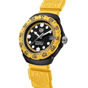 TAG Heuer Formula 1 Solargraph Limited Edition 38mm Mens Watch Yellow