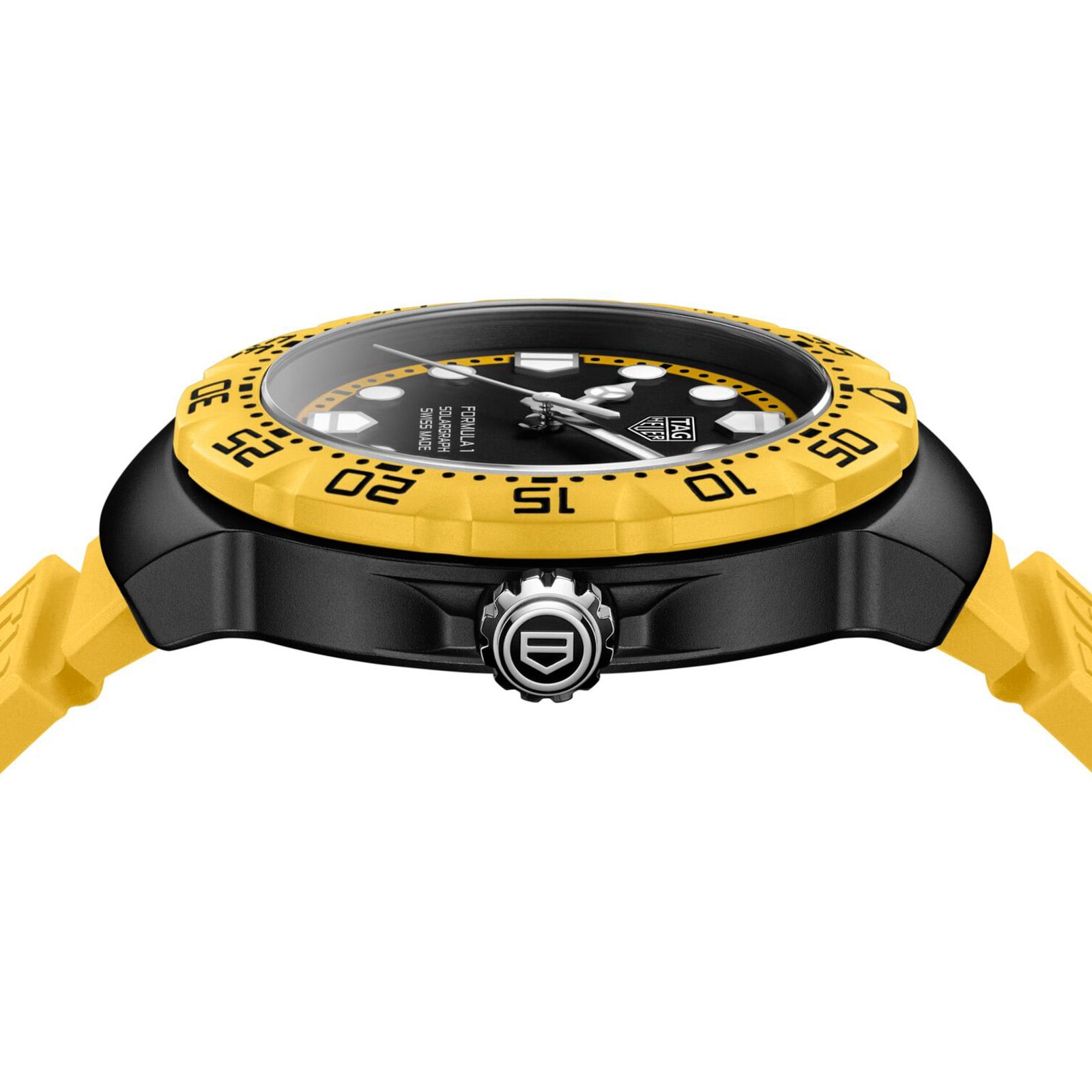 TAG Heuer Formula 1 Solargraph Limited Edition 38mm Mens Watch Yellow
