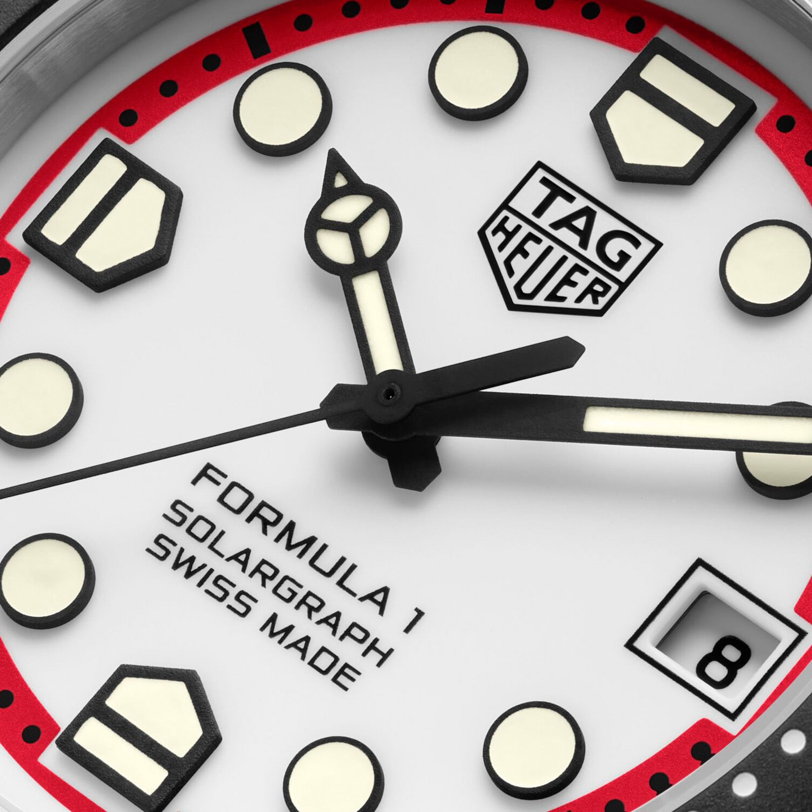 TAG Heuer Formula 1 Solargraph Limited Edition 38mm Mens Watch Red