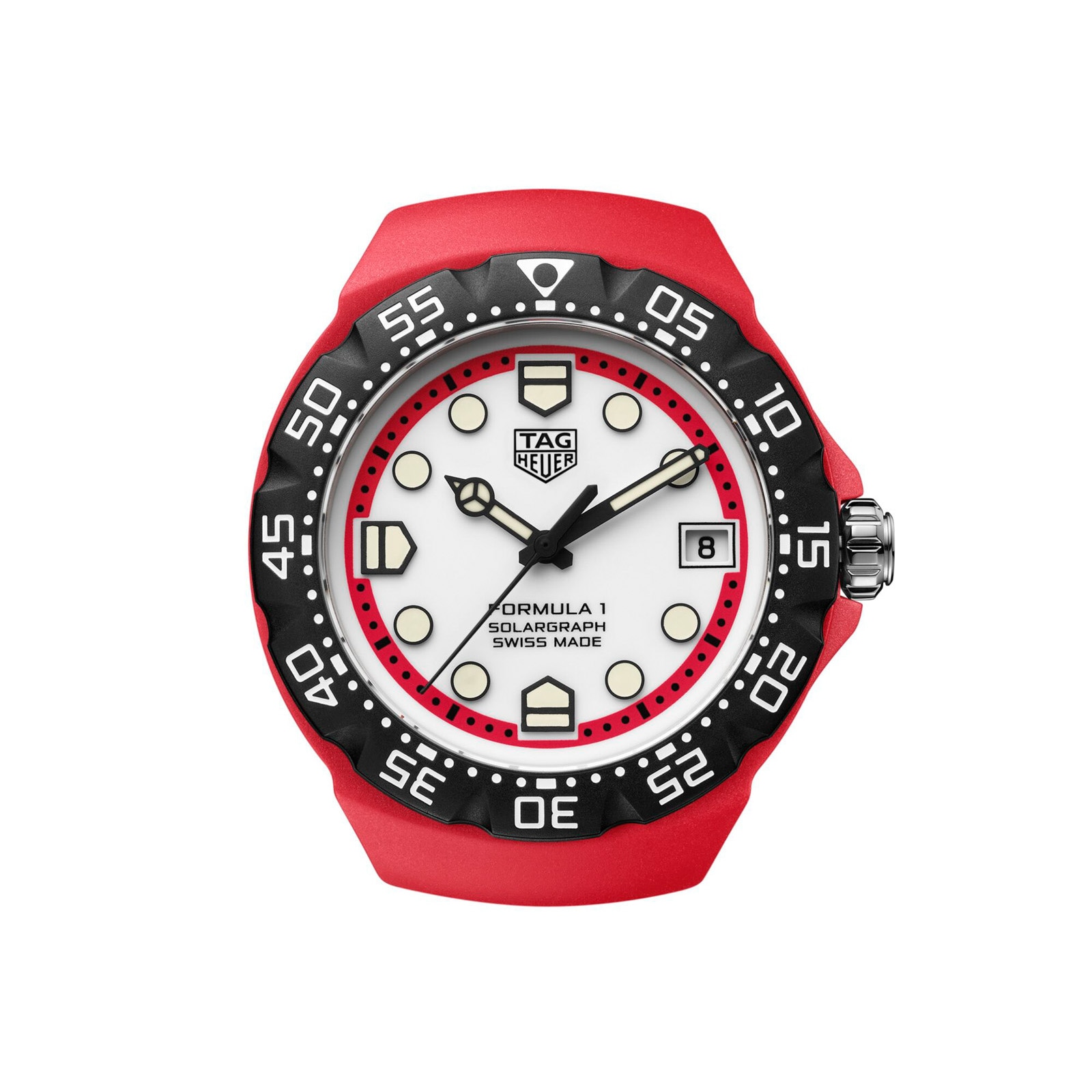 TAG Heuer Formula 1 Solargraph Limited Edition 38mm Mens Watch Red