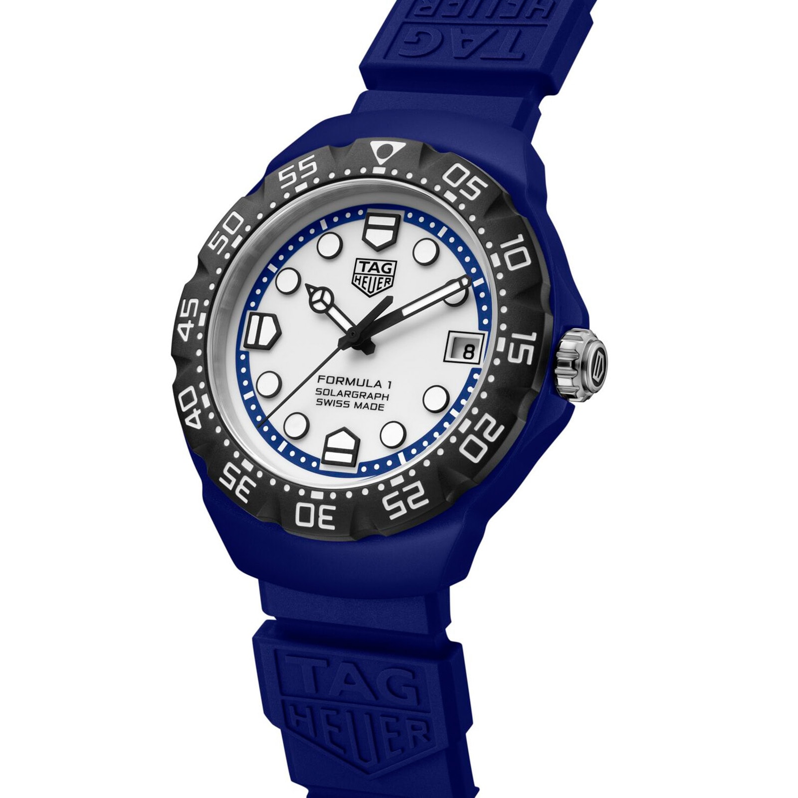 TAG Heuer Formula 1 Solargraph Limited Edition 38mm Mens Watch Blue