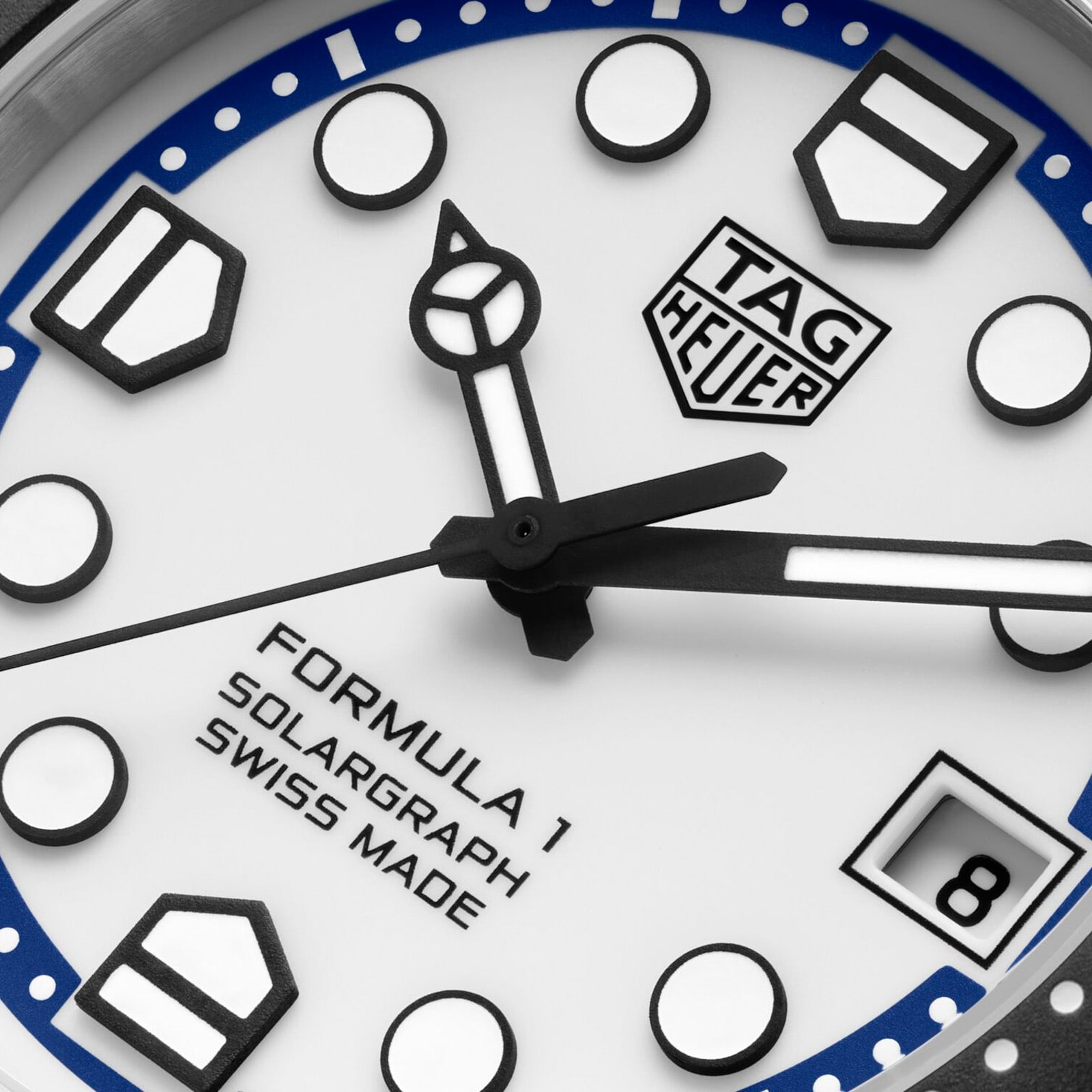 TAG Heuer Formula 1 Solargraph Limited Edition 38mm Mens Watch Blue