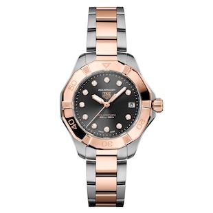 TAG Heuer Aquaracer Professional 200 Solargraph 34mm Ladies Watch Black