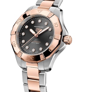 TAG Heuer Aquaracer Professional 200 Solargraph 34mm Ladies Watch Black