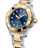 TAG Heuer Aquaracer Professional 200 Solargraph 34mm Ladies Watch Blue