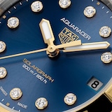 TAG Heuer Aquaracer Professional 200 Solargraph 34mm Ladies Watch Blue