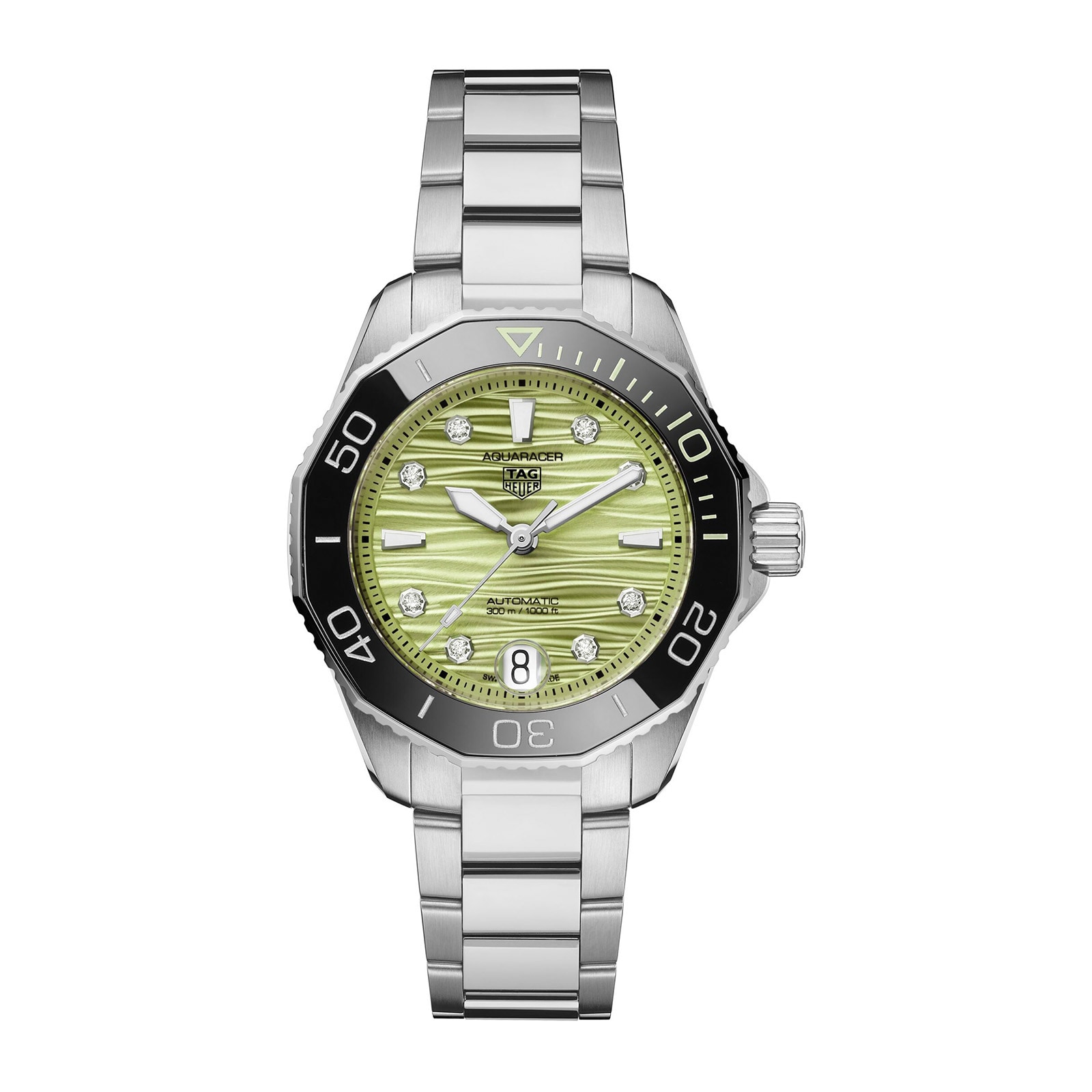 TAG Heuer Aquaracer Professional 300 36mm Ladies Watch Green TAG Heuer Aquaracer Professional 300 36mm Ladies Watch Green