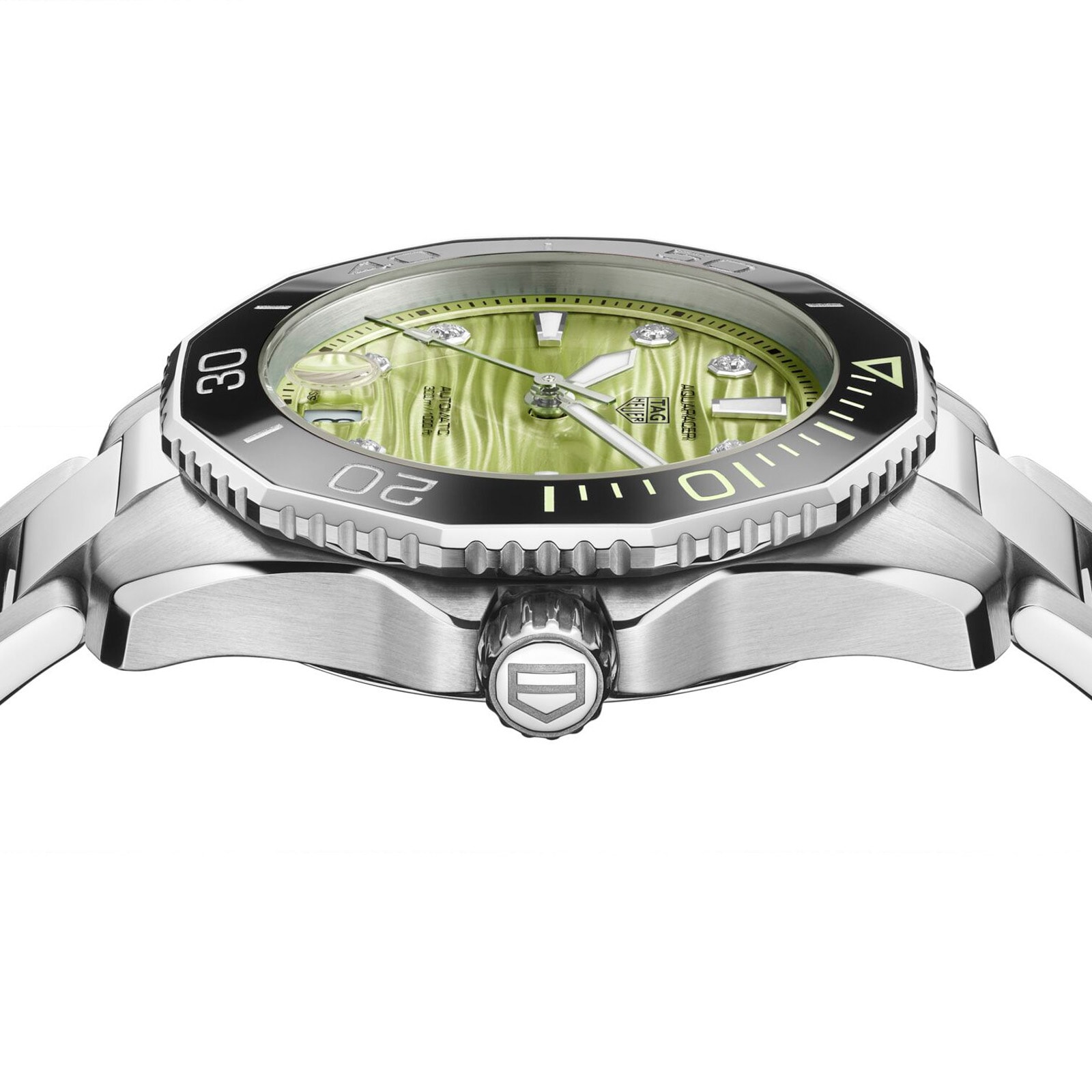 TAG Heuer Aquaracer Professional 300 36mm Ladies Watch Green TAG Heuer Aquaracer Professional 300 36mm Ladies Watch Green