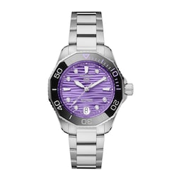 17382206 - Aquaracer Professional 300 36mm Ladies Watch Purple