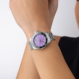 TAG Heuer Aquaracer Professional 300 36mm Ladies Watch Purple