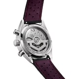 TAG Heuer Carrera Glassbox 39mm Mens Watch Purple