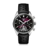 TAG Heuer Carrera Glassbox Tourbillon Limited Edition 42mm Mens Watch Purple