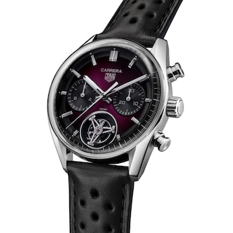 TAG Heuer Carrera Glassbox Tourbillon Limited Edition 42mm Mens Watch Purple TAG Heuer Carrera Glassbox Tourbillon Limited Edition 42mm Mens Watch Purple