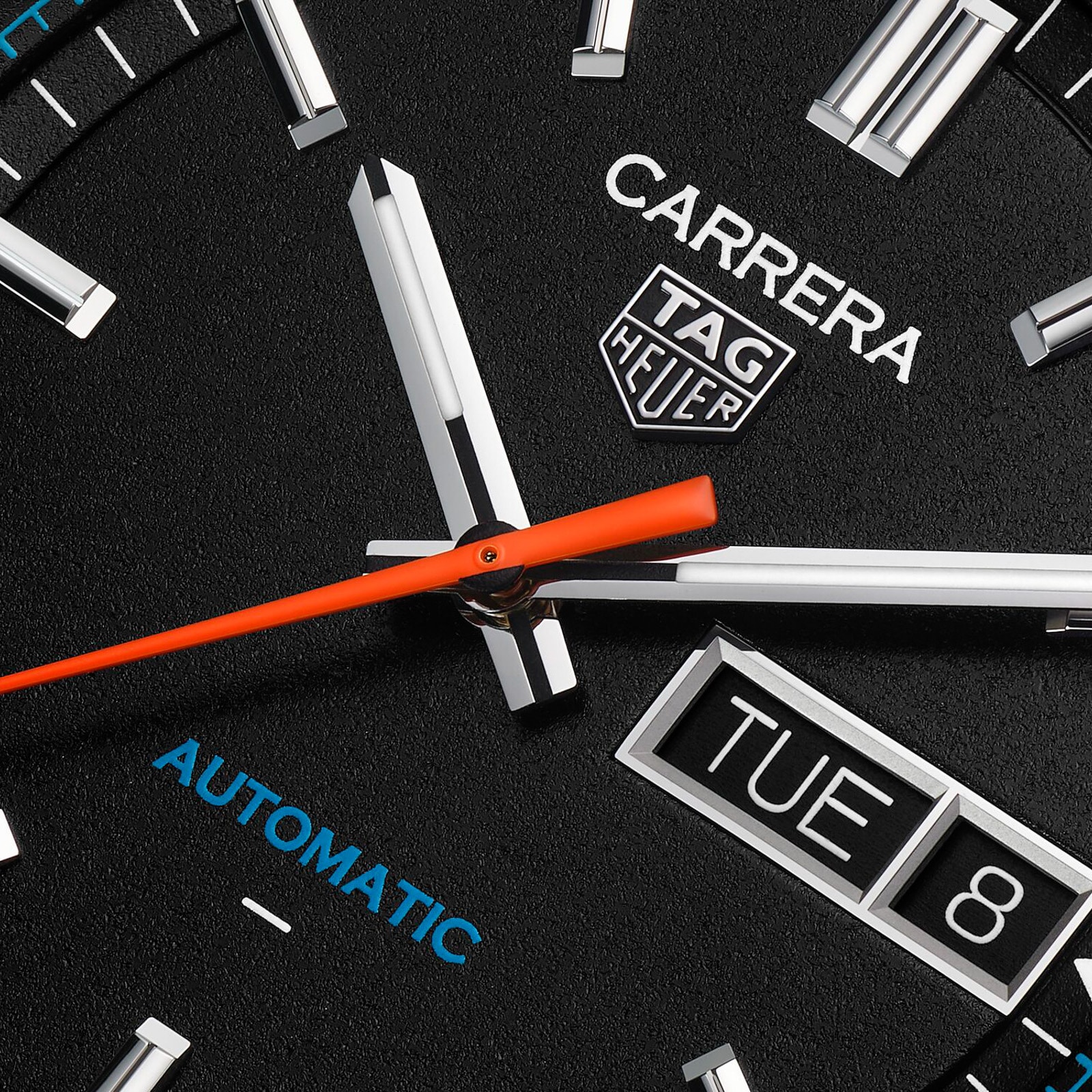 TAG Heuer Carrera Day-Date 41mm Mens Watch Black TAG Heuer Carrera Day-Date 41mm Mens Watch Black
