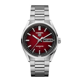 TAG Heuer Carrera Day-Date 41mm Mens Watch Red TAG Heuer Carrera Day-Date 41mm Mens Watch Red