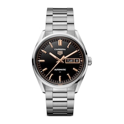 17382214 - Carrera Day-Date 41mm Mens Watch Black