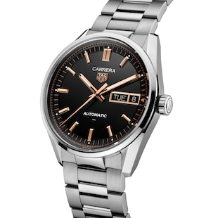 TAG Heuer Carrera Day-Date 41mm Mens Watch Black