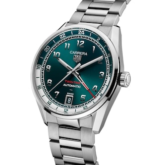 TAG Heuer Carrera Date 41mm Mens Watch Green TAG Heuer Carrera Date 41mm Mens Watch Green
