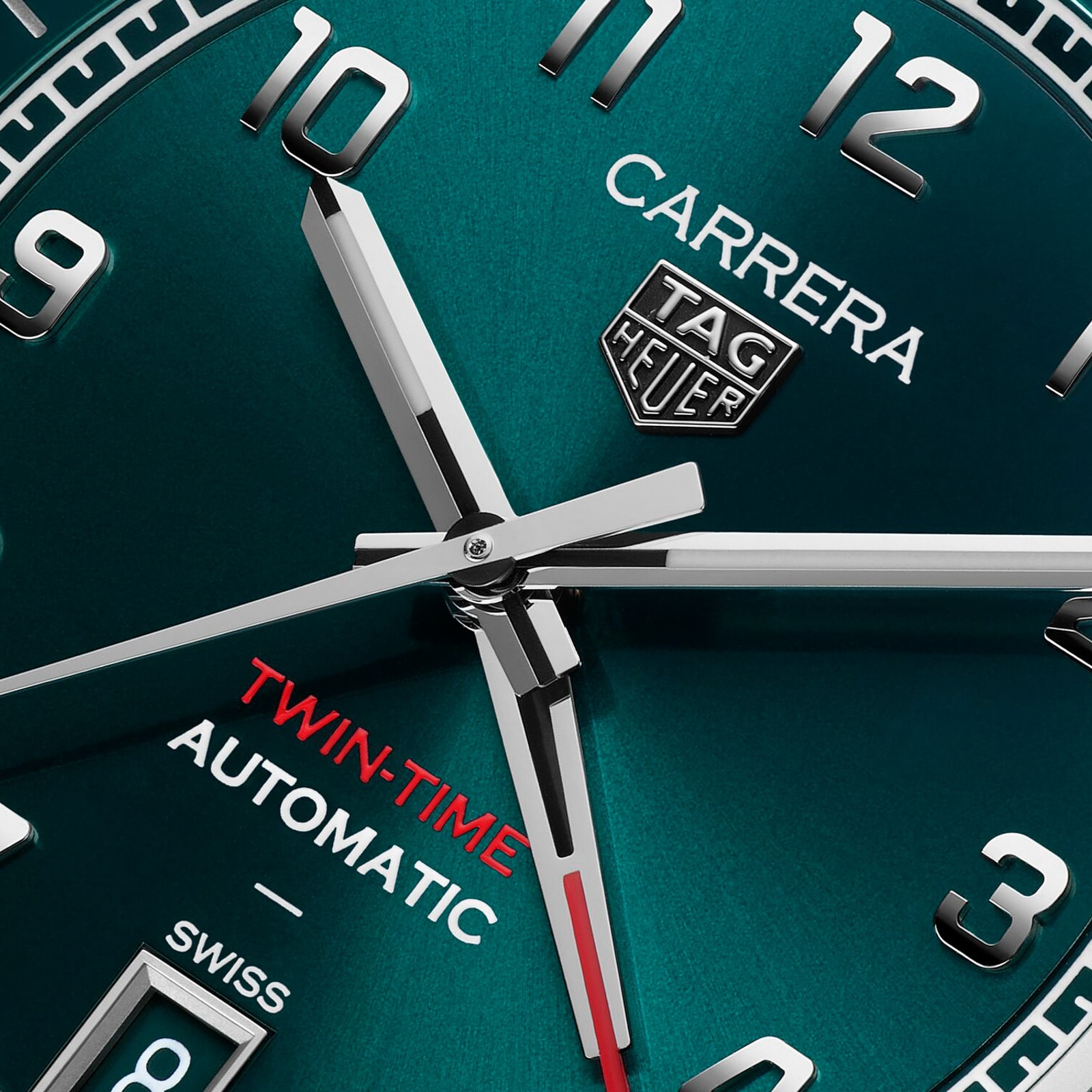 TAG Heuer Carrera Date 41mm Mens Watch Green TAG Heuer Carrera Date 41mm Mens Watch Green