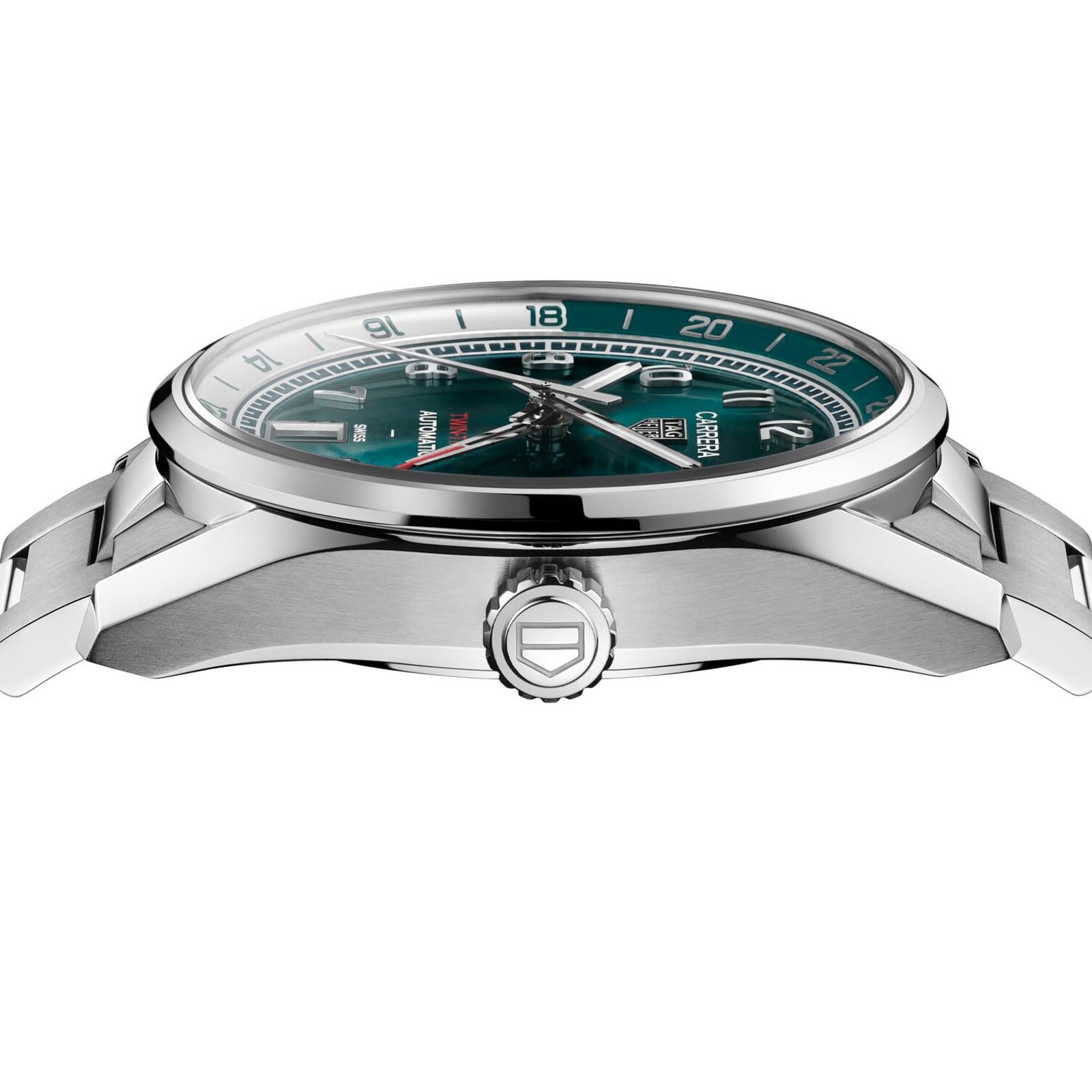 TAG Heuer Carrera Date 41mm Mens Watch Green TAG Heuer Carrera Date 41mm Mens Watch Green