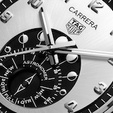 TAG Heuer Carrera Astronomer 39mm Mens Watch Silver