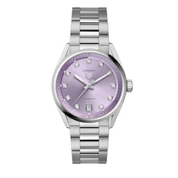 17382219 - Carrera Date 36mm Ladies Watch Diamond Dot