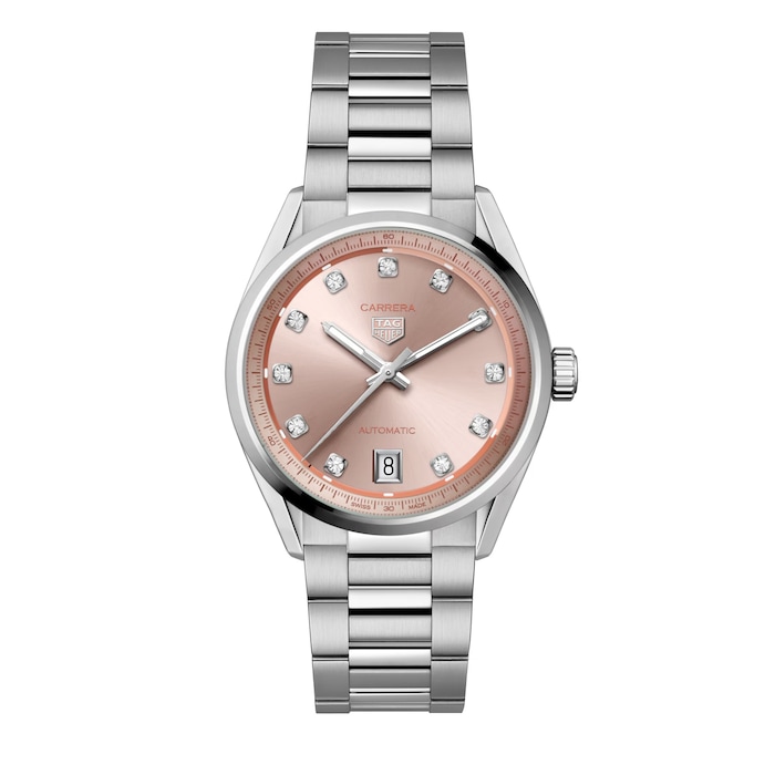 TAG Heuer Carrera Date 36mm Ladies Watch Diamond Dot