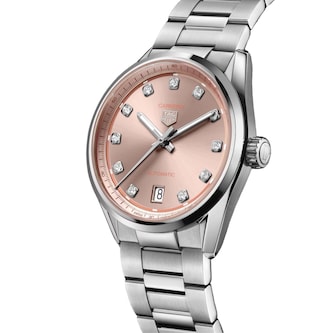 TAG Heuer Carrera Date 36mm Ladies Watch Diamond Dot TAG Heuer Carrera Date 36mm Ladies Watch Diamond Dot