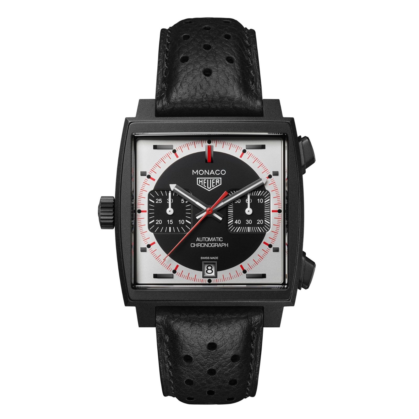 TAG Heuer Monaco Chronograph Stopwatch 39mm Limited Edition Mens Watch Black
