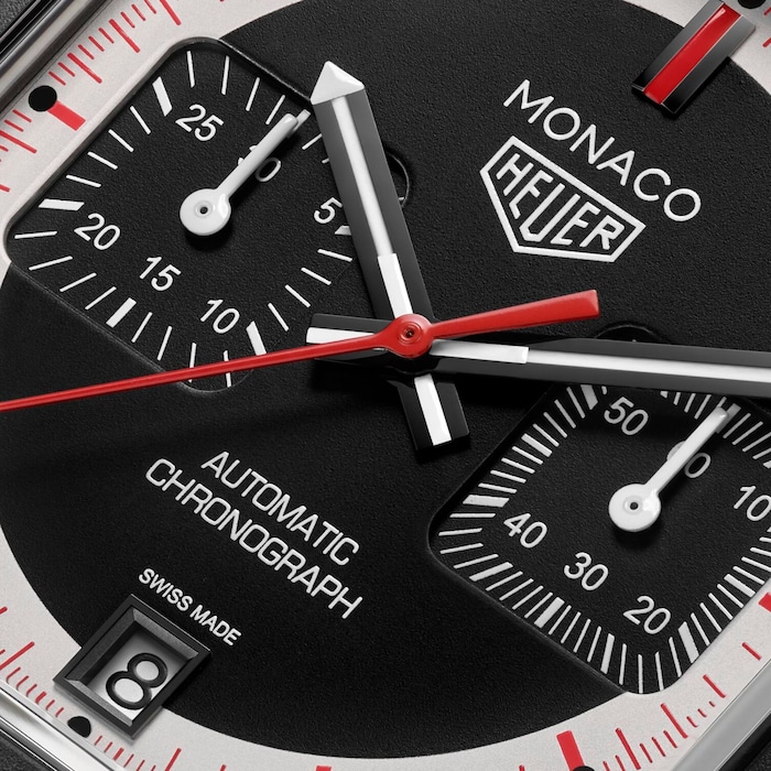 TAG Heuer Monaco Chronograph Stopwatch 39mm Limited Edition Mens Watch Black
