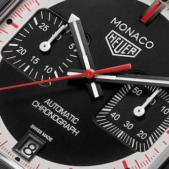 TAG Heuer Monaco Chronograph Stopwatch 39mm Limited Edition Mens Watch Black