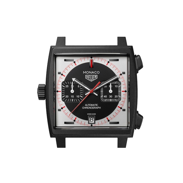 TAG Heuer Monaco Chronograph Stopwatch 39mm Limited Edition Mens Watch Black