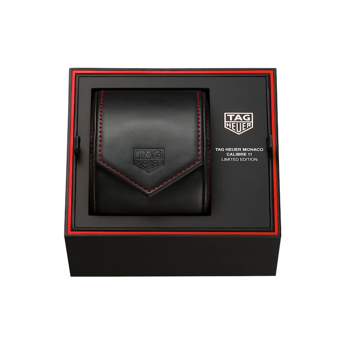 TAG Heuer Monaco Chronograph Stopwatch 39mm Limited Edition Mens Watch Black