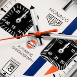 TAG Heuer Monaco Chronograph X Gulf 39mm Limited Edition Mens Watch White