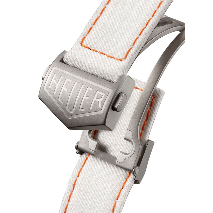 TAG Heuer Monaco Chronograph X Gulf 39mm Limited Edition Mens Watch White