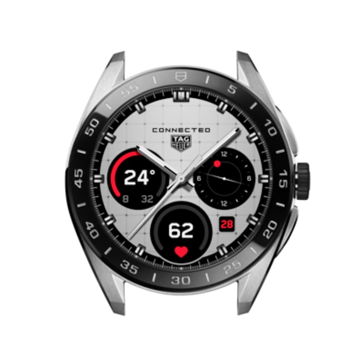 TAG Heuer Connected Calibre E5 45mm Mens Watch Black Rubber Strap