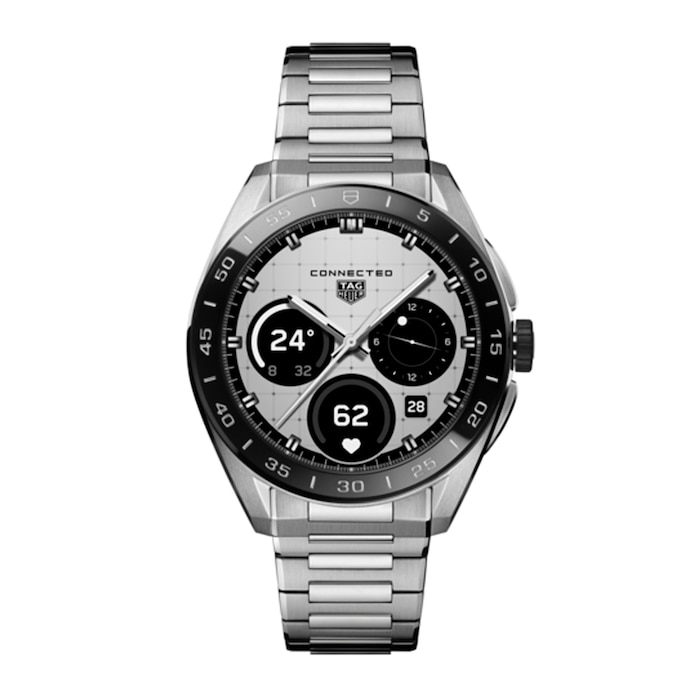 TAG Heuer Connected Calibre E5 45mm Mens Watch Steel Strap